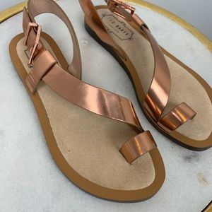 Ted Baker London Prendie Rose Gold Sandals